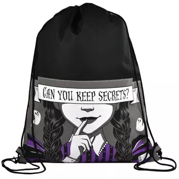 Мешок для обуви 480 х 360 мм, Феникс, шелкография, "Милая готика"