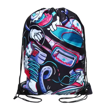 Мешок для обуви 480 х 360 мм, Феникс, сублимация, светоотражающая полоса, "Будь в ударе"