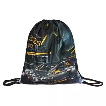 Мешок для обуви 490 х 410 мм, Оникс МО-27-1, "Чёрное авто"