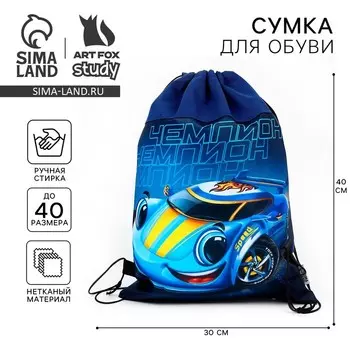 Мешок для обуви «Чемпион» (нетканый материал) 4130 см