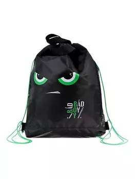 Мешок для обуви deVENTE на шнурке, с принтом, размер 43138 см, чёрный