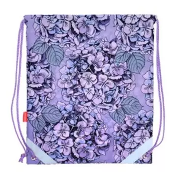 Мешок для обуви Erich Krause, 440 х 365 мм, Hydrangea, сиреневый