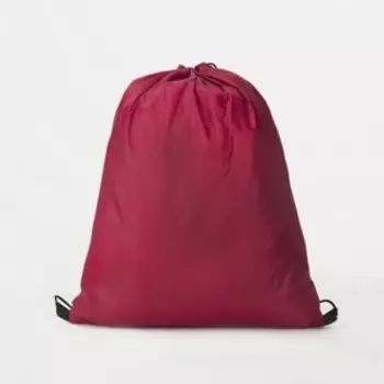 Мешок для обуви на шнурке TEXTURA, цвет бордовый