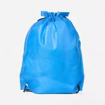 Мешок для обуви на шнурке, цвет синий