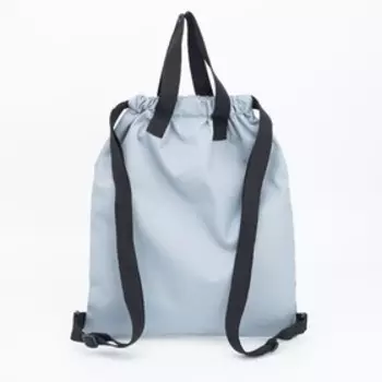 Мешок-сумка для обуви TEXTURA на стяжке, с карманом, размер 36139 см, серый