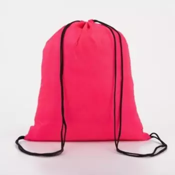 Мешок для обуви на шнурке, «ЗФТС», светоотражающая полоса, цвет розовый