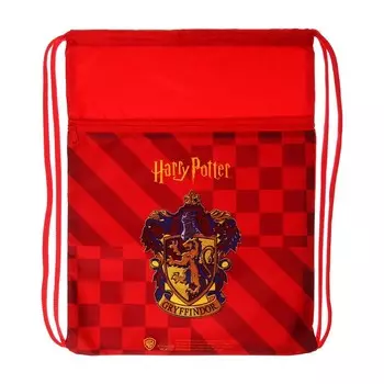 Мешок для обуви с карманом 470 х 340 мм, Hatber "Гарри Поттер" красный NMn_81001