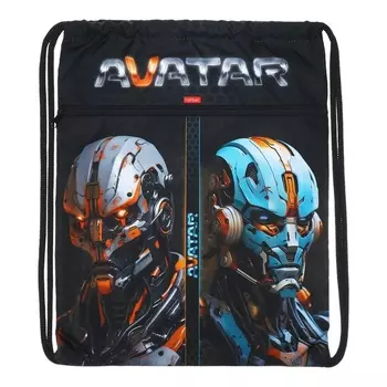 Мешок для обуви с карманом 470 х 340 мм, Hatber "Аватар"