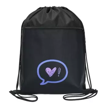 Мешок для обуви с карманом 480 х 390 мм, Stavia (плотность 600D с водоотталкивающей ПУ-пропиткой) Message