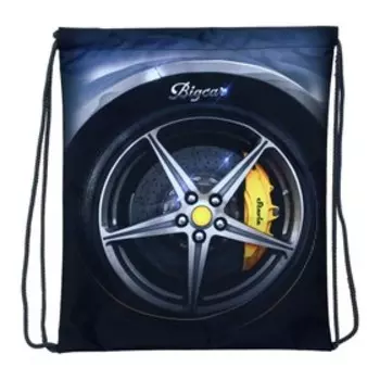 Мешок для обуви Stavia, 435 х 360 мм, "Колесо", мультиколор