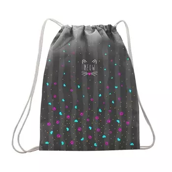 Мешок для обуви 430 х 340 мм, Stavia (плотность 600D с водоотталкивающей ПУ-пропиткой) "Принт лапки"