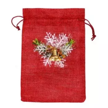 Мешок для подарков «Колокольчик», размер: 14 19 см, МИКС