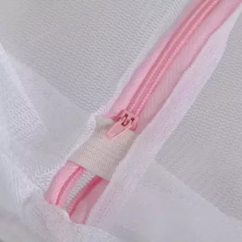 Мешок для стирки белья Доляна, 20×25 см, мелкая сетка, цвет белый