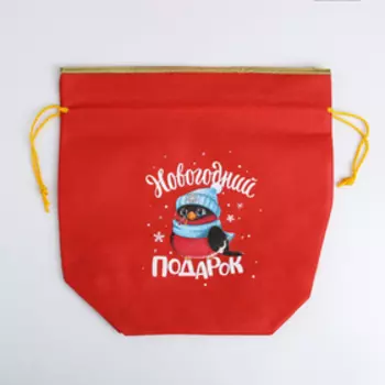 Мешок подарочный «Новогодний подарок», 28 х 28 см +/- 1.5 см, Новый год