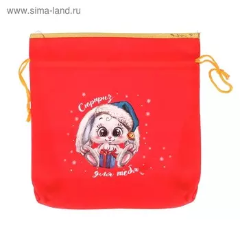 Мешок подарочный «Сюрприз для тебя», 28 × 28 см