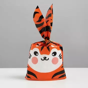 Мешок подарочный «Тигрик», 12 × 22 см