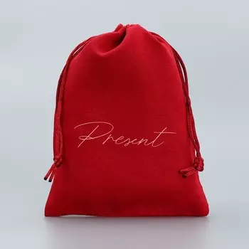 Мешочек подарочный замшевый «Дарю», 13 х 18 см +/- 1.5 см