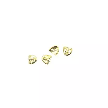 Металлическая фурнитура POLE «Маска золото широкая», 4 шт