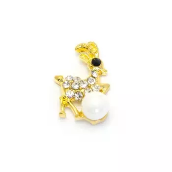 Металлическая фурнитура POLE «Золотая антилопа», 2 шт