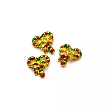 Металлическая фурнитура TNL «Новогодний венок», 2 шт