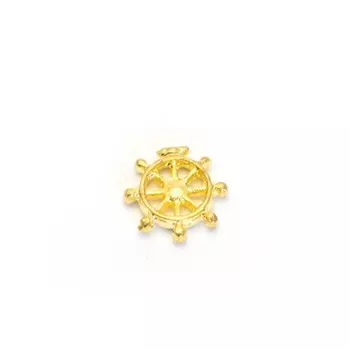 Металлическая фурнитура TNL «Штурвал золотой», 4 шт