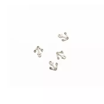 Металлическая фурнитура TNL «Якорь белый», 4 шт