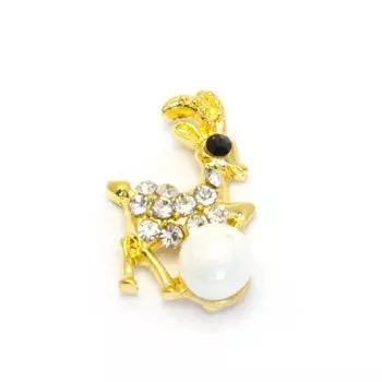 Металлическая фурнитура TNL «Золотая антилопа», 2 шт