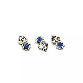 Металлический дизайн POLE «Серебро», №05, 5 шт