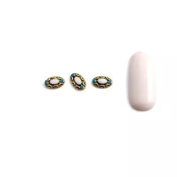 Металлический дизайн POLE «Золото», №10, 5 шт