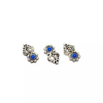 Металлический дизайн TNL «Серебро», №05, 5 шт