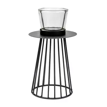 Металлический подсвечник, 131322 см, цвет чёрный