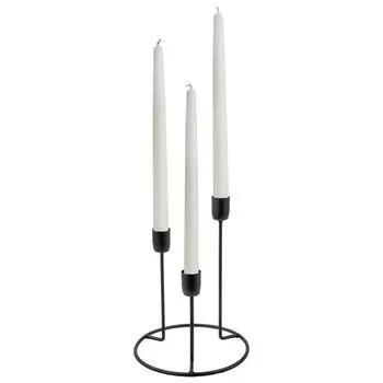 Металлический подсвечник, 161620 см, цвет чёрный
