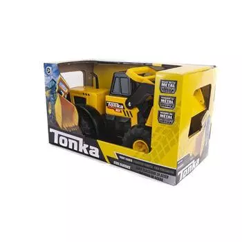 Металлический погрузчик-экскаватор