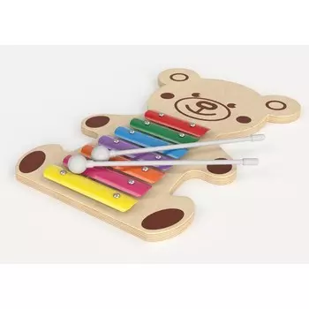 Металлофон детский «Мишка», 7 нот