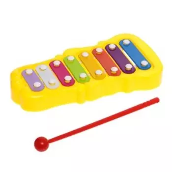 Металлофон фигурный, цвет МИКС