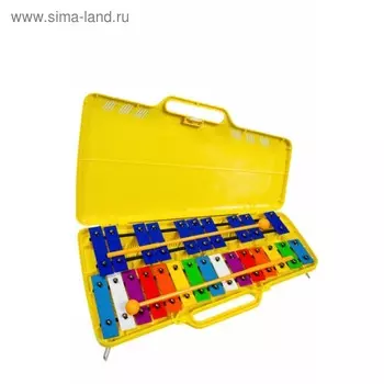 Металлофон FLIGHT FM-25YL (25 нот), 2 палочки