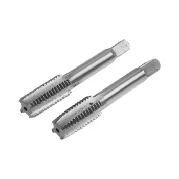 Метчики метрические ручные ТУНДРА, М121.75 мм, комплект из 2 шт.