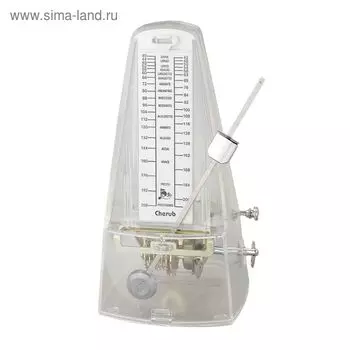 Метроном Cherub WSM-330TR механический прозрачный