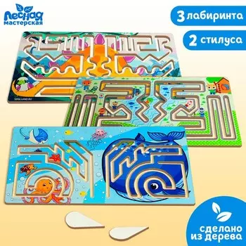 Нейротренажеры для детей «Межполушарные доски. Лабиринт», набор