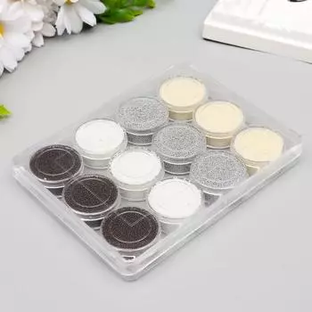 Микробисер стекло "Классика" МИКС 1 баночка=10 гр=1 набор