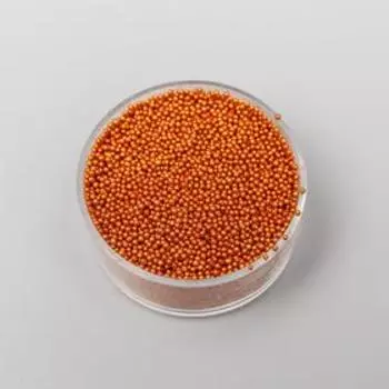 Микробисер стекло "Тёплый коричневый" набор 10 гр