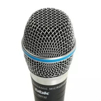 Микрофон BBK CM132, разъем 6.3, 5м, серый