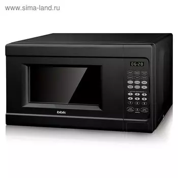 Микроволновая печь BBK 20MWS-727S/B, 700 Вт, 20 л, черный