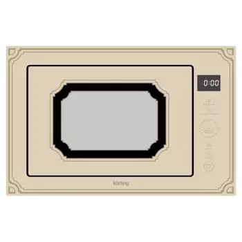 Микроволновая печь Körting KMI 825 RGB, встраиваемая, 900 Вт, 25 л, таймер, бежевая