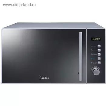 Микроволновая печь Midea AM820CMF, 20 л, 800 Вт, серебристый