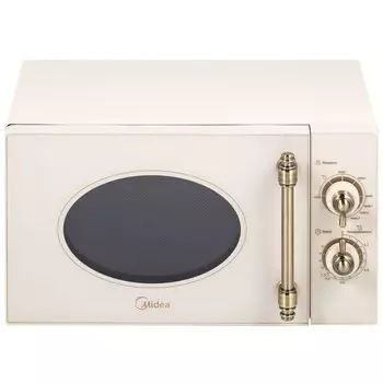 Микроволновая печь Midea MG820CJ9-I2, 800 Вт, 20 л, 9 режимов, гриль, бежевая