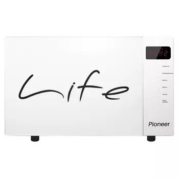 Микроволновая печь Pioneer MW260S, 700 Вт, 5 уровней мощности, 20 л, белая