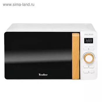 Микроволновая печь Tesler ME-2044 WHITE, 700 Вт, 20 л, 8 режимов, таймер, белая