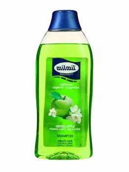 MILMIL Шампунь для волос GREEN APPLE GREASE HAIR 750мл