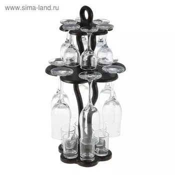 Мини-бар 18 пр шампанское, гладье "Изящный" 200/55/50 мл